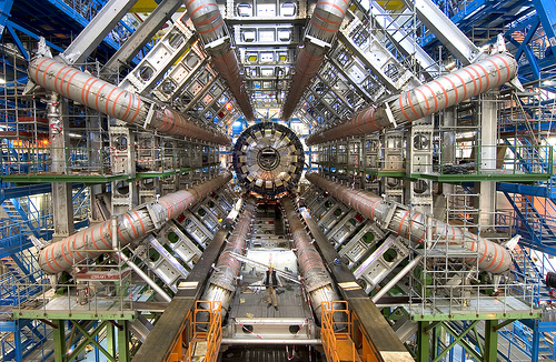 Atlas particle detector, via flickr